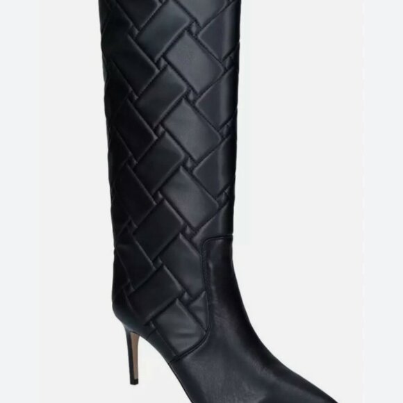 new KURT GEIGER LONDON LEATHER BICKLEY knee boots 40 9.5 - Picture 2 of 3